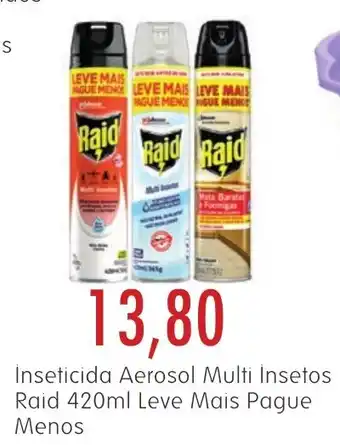 Epa Inseticida Aerosol Multi Insetos Raid Leve Mais Pague Menos oferta