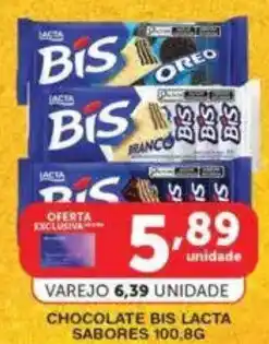 Roldão Chocolate bis lacta sabores oferta