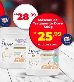 Semar Supermercado Máscara de Tratamento Dove oferta