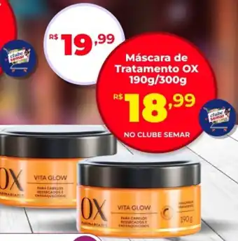 Semar Supermercado Máscara de Tratamento OX oferta