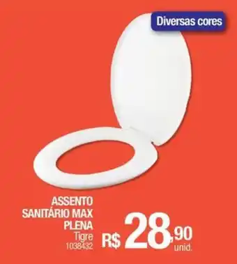 Milium Assento sanitário max plena oferta