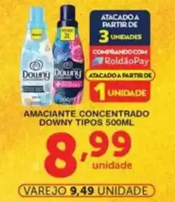 Roldão Amaciante concentrado downy tipos oferta