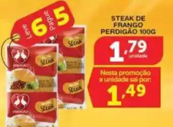 Roldão Steak de frango perdigão oferta