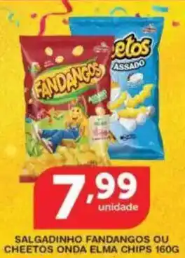 Roldão Salgadinho fandangos ou cheetos onda elma chips oferta