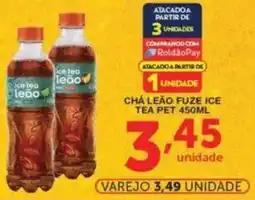 Roldão Chá leão fuze ice tea pet oferta