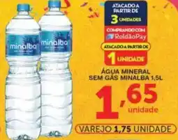 Roldão Água mineral sem gás minalba oferta