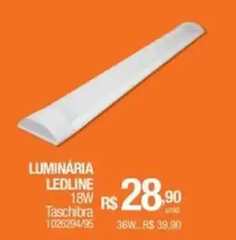 Milium Luminária ledline 18W oferta