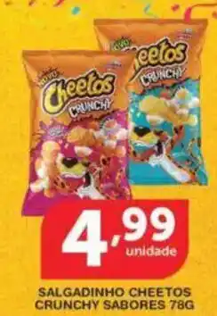 Roldão Salgadinho cheetos crunchy sabores oferta