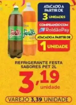 Roldão Refrigerante festa sabores pet oferta