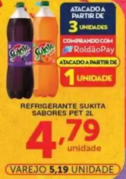 Roldão Refrigerante sukita sabores pet oferta