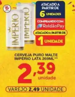 Roldão Cerveja puro malte império lata oferta