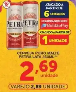 Roldão Cerveja puro malte petra lata oferta