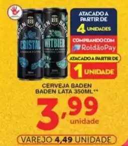 Roldão Cerveja baden baden lata oferta