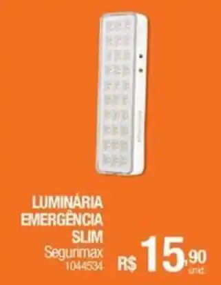 Milium Luminária emergência slim oferta