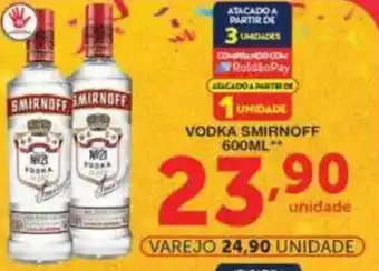 Roldão Vodka smirnoff oferta