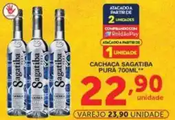 Roldão Cachaça sagatiba pura oferta