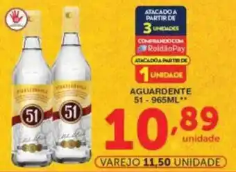 Roldão Aguardente 51 oferta