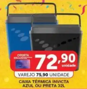 Roldão Caixa térmica invicta azul ou preta oferta