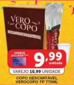 Roldão Copo descartável verocopo tp oferta