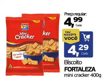 Cometa Supermercados Biscoito FORTALEZA mini cracker oferta