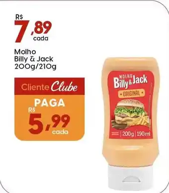 Supper Rissul Billy & jack - molho oferta