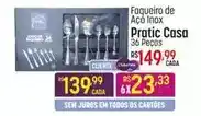 Muffato Casa - faqueiro de aço inox pratic oferta