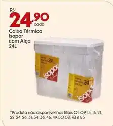 Supper Rissul Isopor - caixa térmica com alca oferta