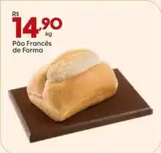 Supper Rissul Pão francês de forma oferta