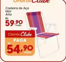 Supper Rissul Mor - cadeira de aço alta oferta