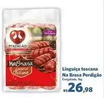 Sam's Club Perdigão - linguiça toscana na brasa oferta