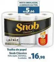 Sam's Club Snob - toalha de papel clássica oferta