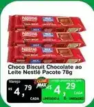 Max Atacadista Nestlé - choco biscuit chocolate ao leite pacote oferta