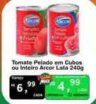 Max Atacadista Arcor - tomate pelado em cubos ou inteiro oferta