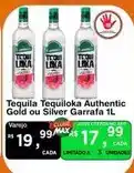 Max Atacadista Tequila authentic gold ou silver garrafa 1l oferta