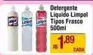 Max Atacadista Limpol - detergente líquido oferta