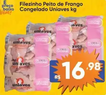 Atacado Vem Filezinho Peito de Frango Congelado Uniaves oferta