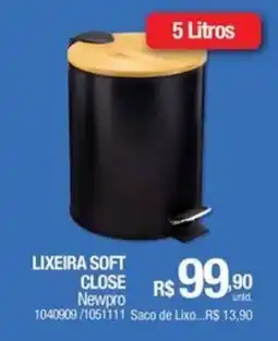 Milium Lixeira soft close oferta