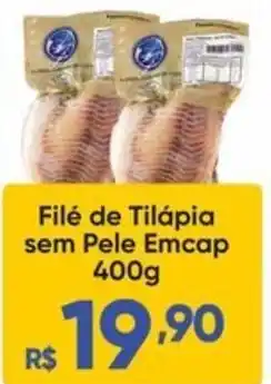 Atacado Vem Filé de Tilápia sem Pele Emcap oferta