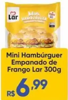 Atacado Vem Mini Hambúrguer Empanado de Frango Lar oferta