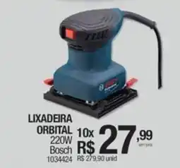 Milium Lixadeira orbital bosch oferta