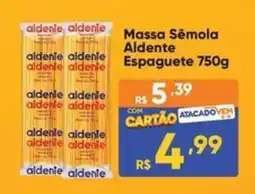 Atacado Vem Massa Sêmola Aldente Espaguete oferta