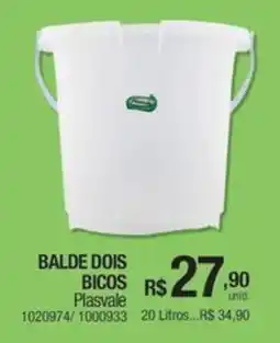 Milium Balde dois bicos plasvale oferta