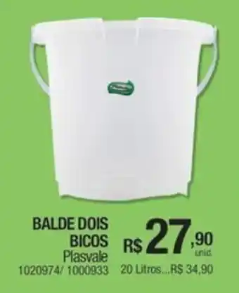 Milium Balde dois bicos plasvale oferta