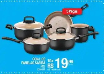 Milium Conj. de panelas safira mta oferta