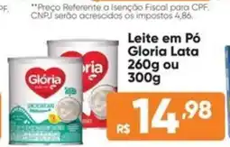 Atacado Vem Leite em Pó Gloria Lata oferta