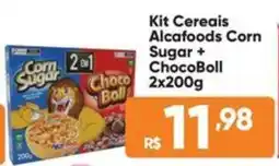 Atacado Vem Kit Cereais Alcafoods Corn Sugar + Choco Boll oferta