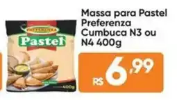 Atacado Vem Massa para Pastel Preferenza Cumbuca N3 ou N4 oferta