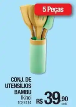 Milium Conj. de utensílios bambu oferta