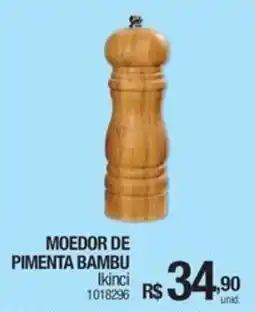 Milium Moedor de pimenta bambu oferta