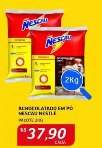 Assaí Atacadista Achocolatado em pó nescau nestlé pacote oferta